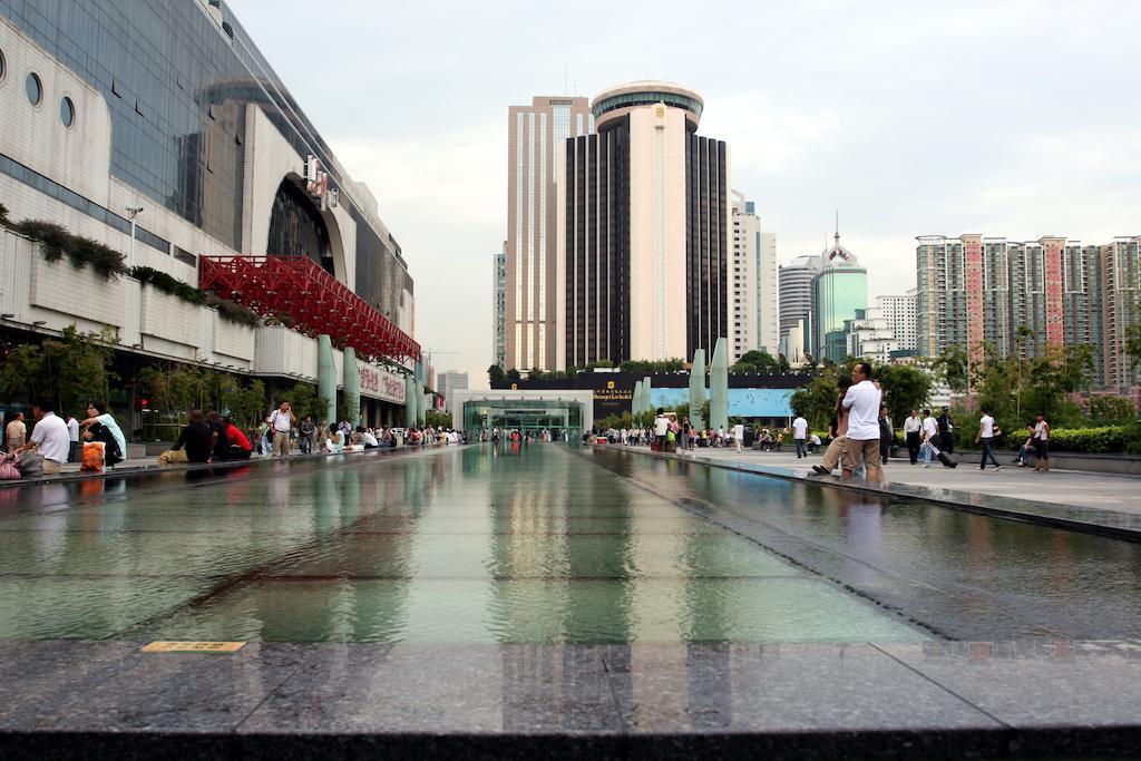 Shenzhen Luohu Railway Station Hotel - Commercial Building Exteriér fotografie